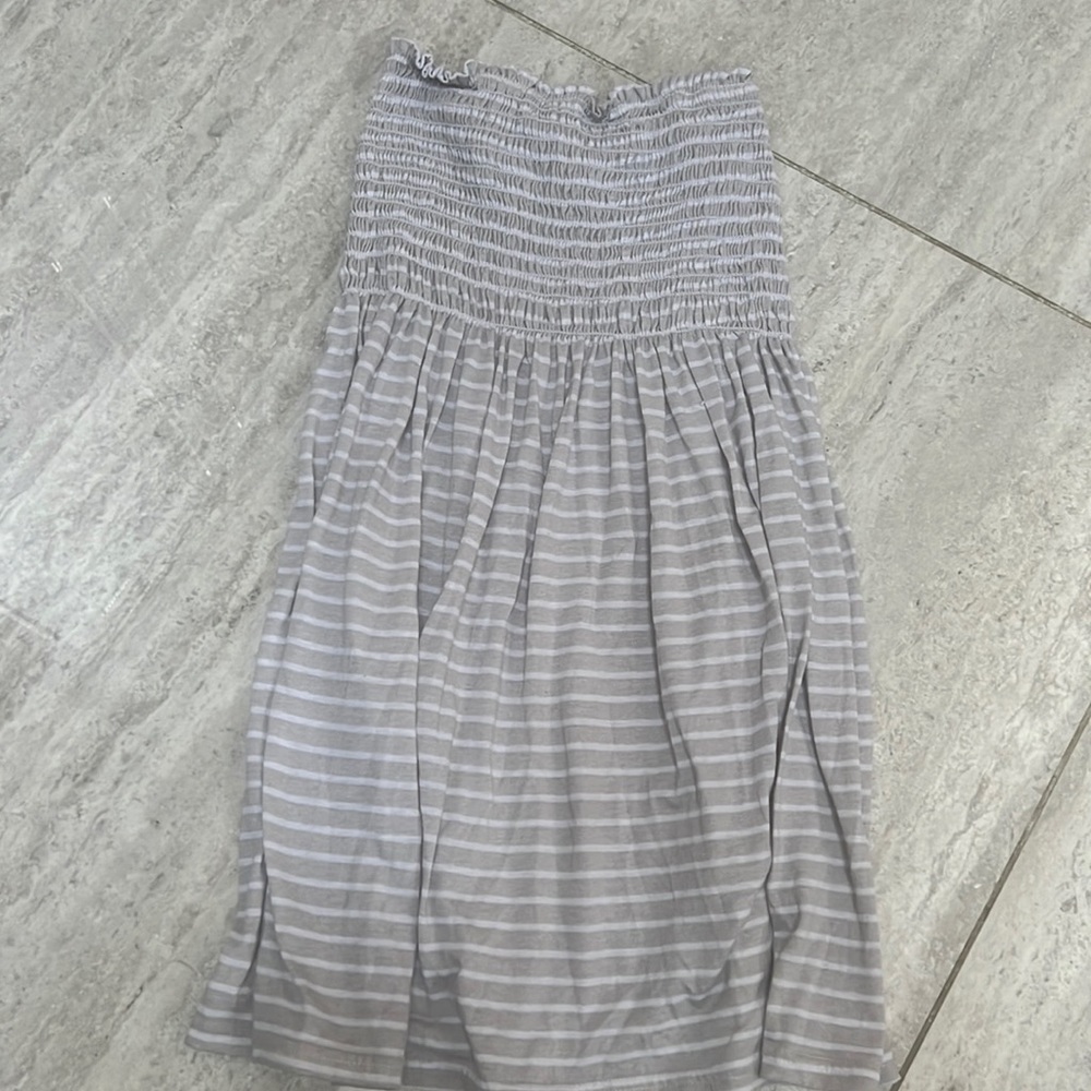 Mandee strapless dress worn